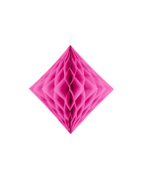Honeycomb Diamond, dark pink, 20cm