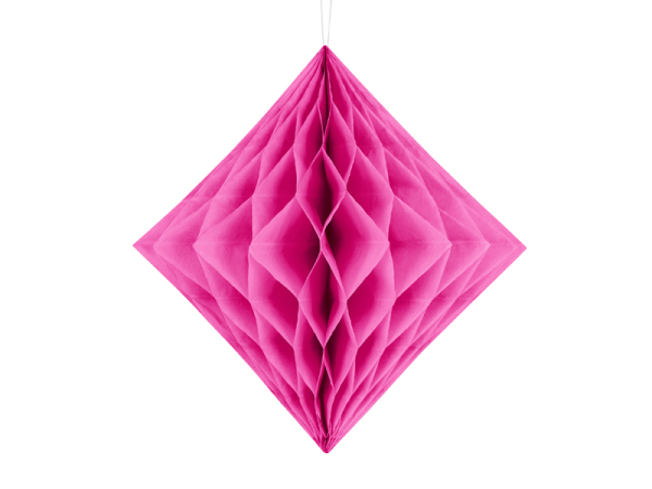 Honeycomb Diamond, dark pink, 20cm
