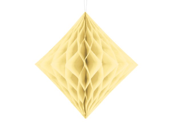 Honeycomb Diamond, cream, 20cm