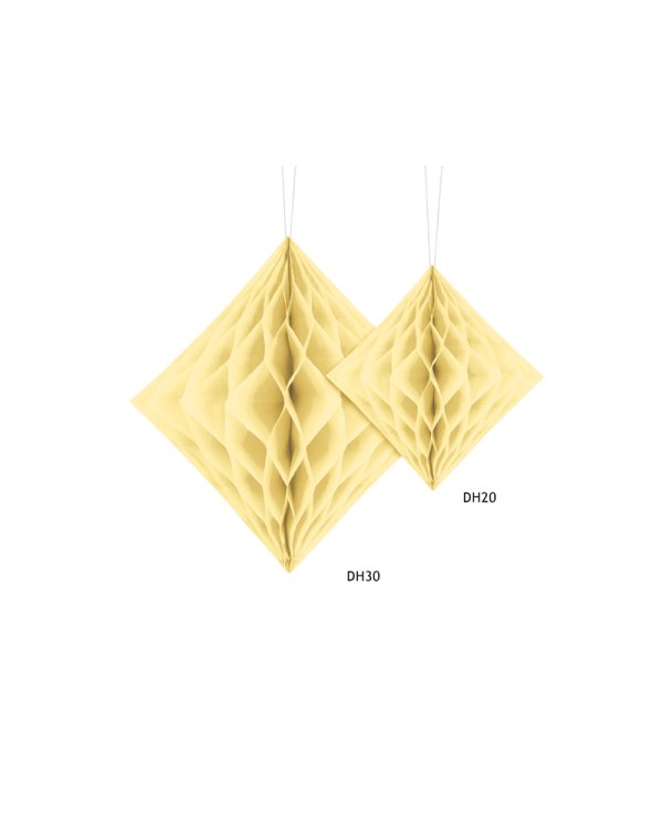 Honeycomb Diamond, cream, 20cm
