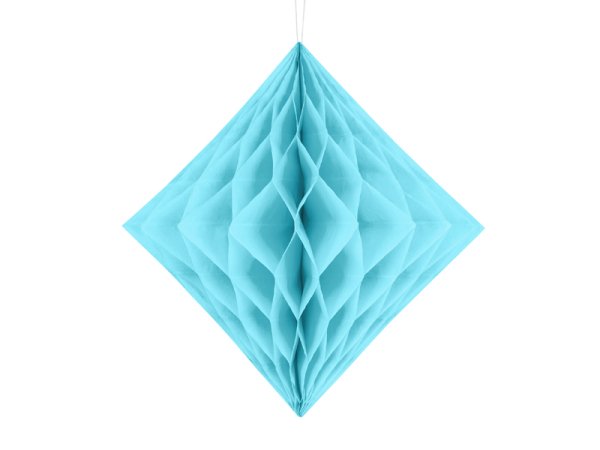 Honeycomb Diamond, light sky-blue, 30cm