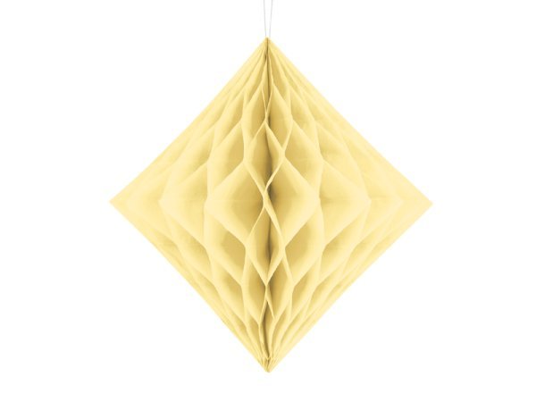 Honeycomb Diamond, cream, 30cm