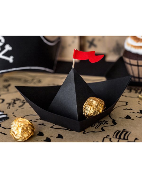 Paper decorations Pirates Party - Boats, 19x10x14cm (1 pkt / 6 pc.)