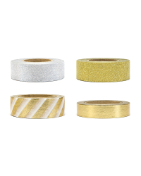 Decorative tape, mix (1 pkt / 4 pc.)