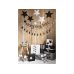 Decoration Stars, black (1 pkt / 6 pc.)