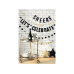 Decoration Stars, black (1 pkt / 6 pc.)