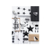 Decoration Stars, black (1 pkt / 6 pc.)