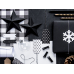 Decoration Stars, black (1 pkt / 6 pc.)