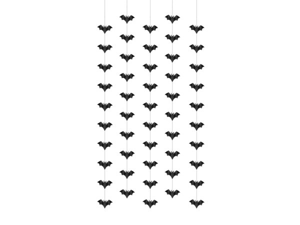Hanging decoration Bats, 1m (1 pkt / 5 pc.)