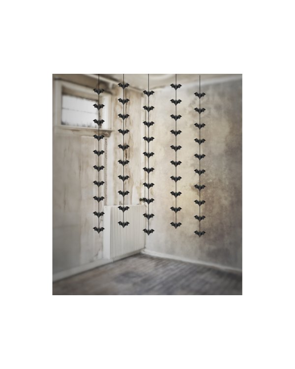 Hanging decoration Bats, 1m (1 pkt / 5 pc.)