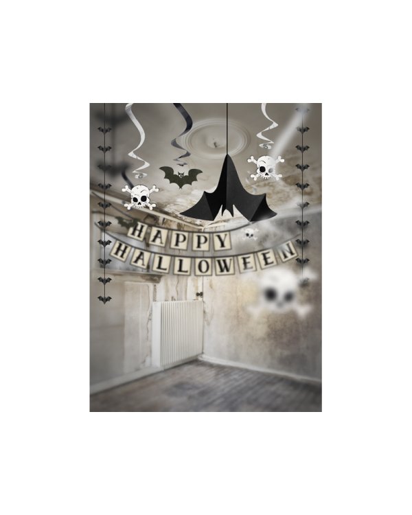 Hanging decoration Bats, 1m (1 pkt / 5 pc.)