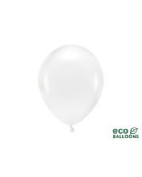 Eco Balloons 26cm, crystal clear (1 pkt / 100 pc.)