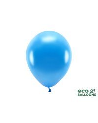 Eco Balloons 26cm metallic, blue (1 pkt / 100 pc.)