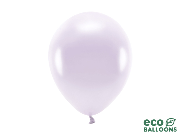 Eco Balloons 26cm metallic, lilac (1 pkt / 100 pc.)