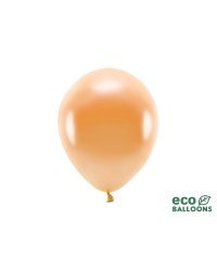 Eco Balloons 26cm metallic, orange (1 pkt / 100 pc.)