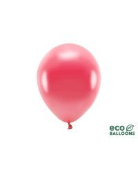 Eco Balloons 26cm metallic, light red (1 pkt / 100 pc.)