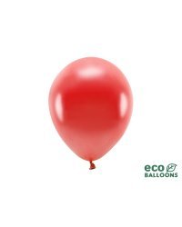Eco Balloons 26cm metallic, red (1 pkt / 100 pc.)