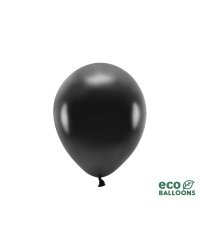 Eco Balloons 26cm metallic, black (1 pkt / 100 pc.)