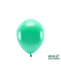 Eco Balloons 26cm metallic, green (1 pkt / 100 pc.)