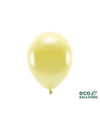 Eco Balloons 26cm metallic, light gold (1 pkt / 100 pc.)