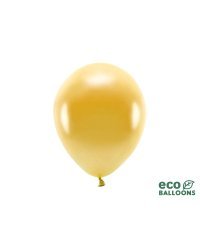 Eco Balloons 26cm metallic, gold (1 pkt / 100 pc.)