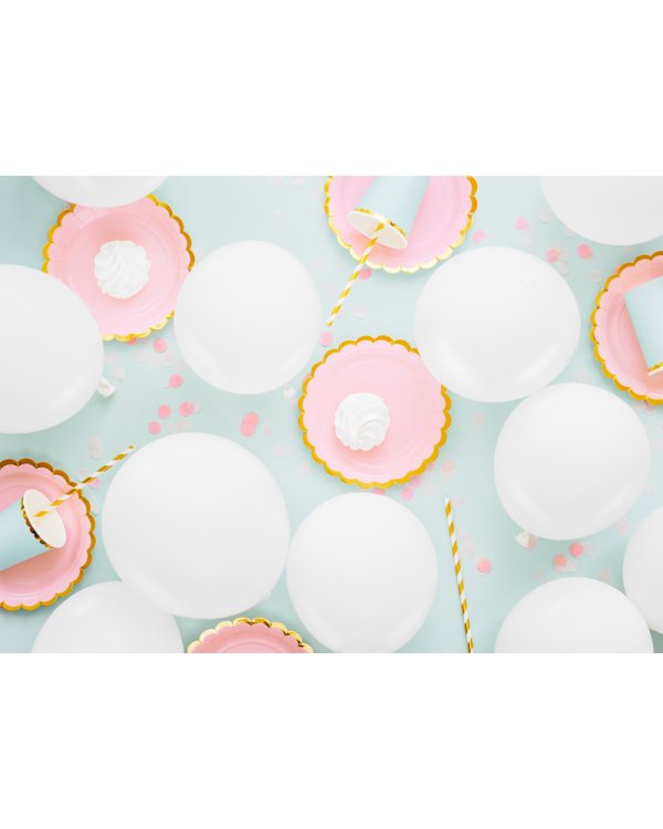 Eco Balloons 26cm pastel, white (1 pkt / 10 pc.)