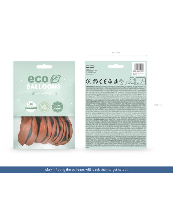 Eco Balloons 26 cm pastel, misty rose (1 pkt / 10 pc.)