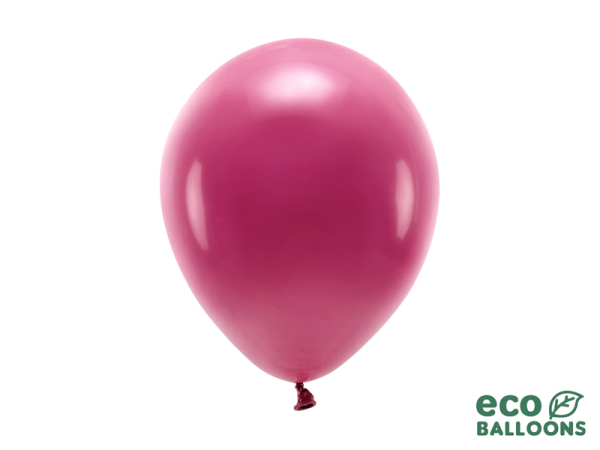 Eco Balloons 26cm pastel, deep red (1 pkt / 10 pc.)