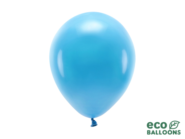 Eco Balloons 26cm pastel, turquoise (1 pkt / 10 pc.)