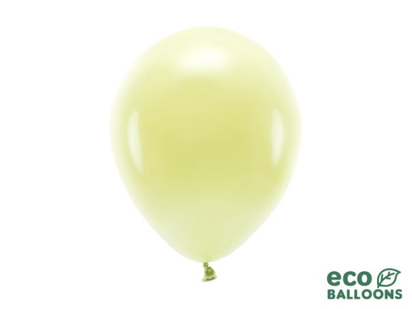 Eco Balloons 26cm pastel, light yellow (1 pkt / 100 pc.)