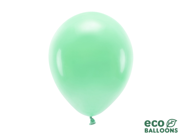 Eco Balloons 26cm pastel, mint (1 pkt / 10 pc.)