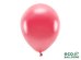 Eco Balloons 30cm metallic, light red (1 pkt / 10 pc.)
