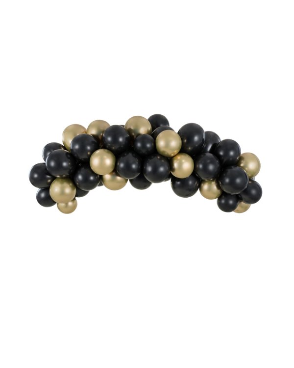 Eco Balloons 30cm metallic, black (1 pkt / 10 pc.)