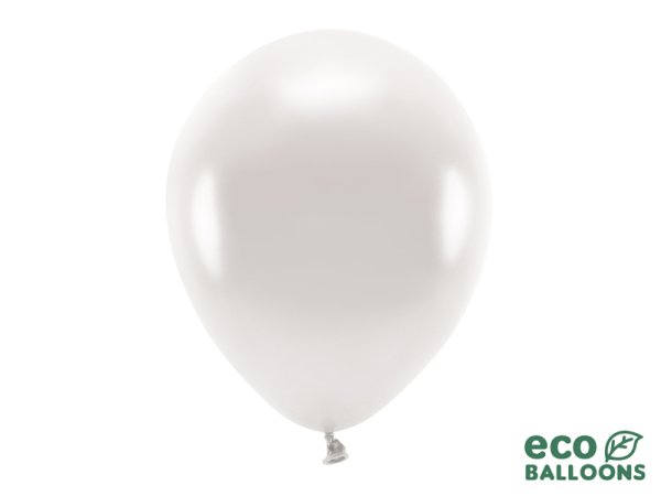 Eco Balloons 30cm metallic, pearl (1 pkt / 10 pc.)