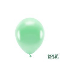 Eco Balloons 30cm metallic, mint (1 pkt / 10 pc.)