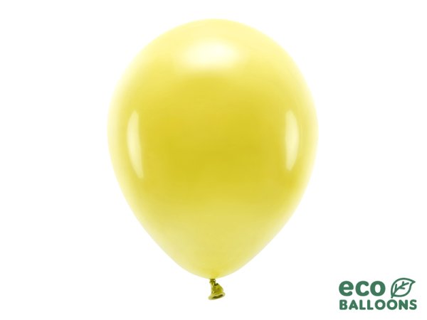 Eco Balloons 30cm pastel, dark yellow (1 pkt / 100 pc.)