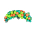 Eco Balloons 30cm pastel, green apple (1 pkt / 10 pc.)