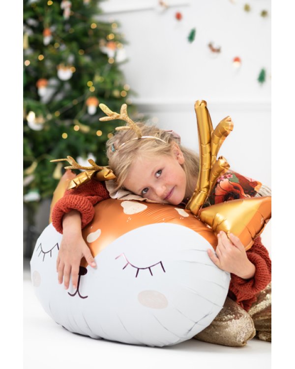 Foil Balloon Deer, 73x64cm, mix