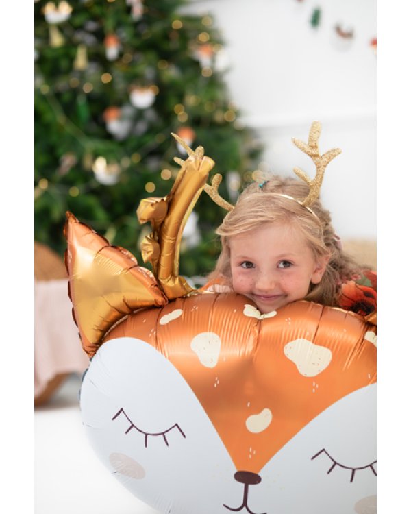 Foil Balloon Deer, 73x64cm, mix