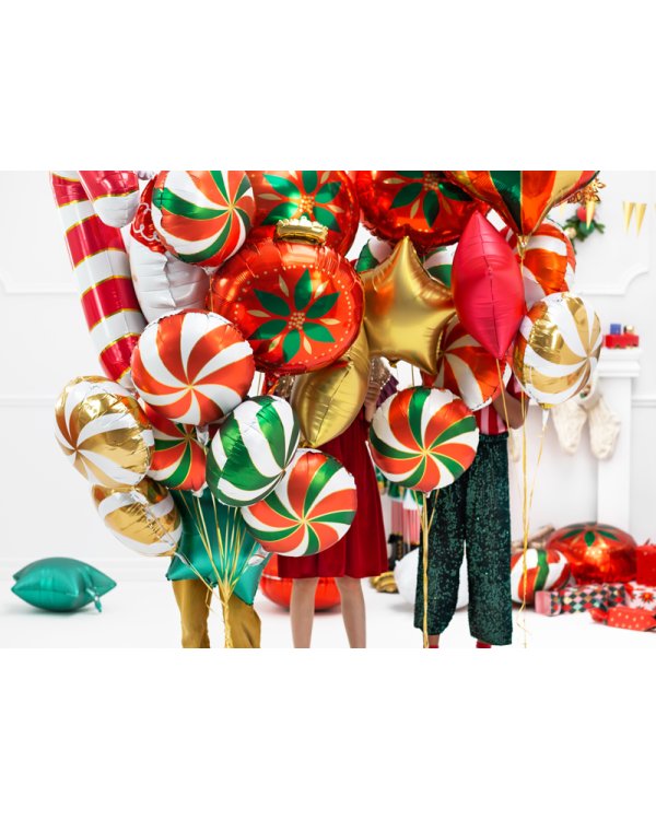 Foil balloon Candy, 35cm, gold