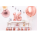 Foil Balloon Number ''6'', 35cm, rose gold