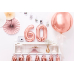 Foil Balloon Number ''6'', 35cm, rose gold