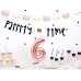 Foil Balloon Number ''6'', 35cm, rose gold