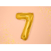 Foil Balloon Number ''7'', 35cm, gold