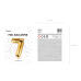Foil Balloon Number ''7'', 35cm, gold