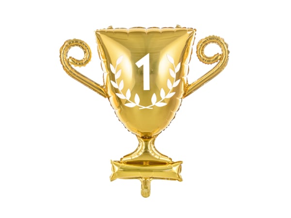 Foil balloon Cup, 64x61cm, gold