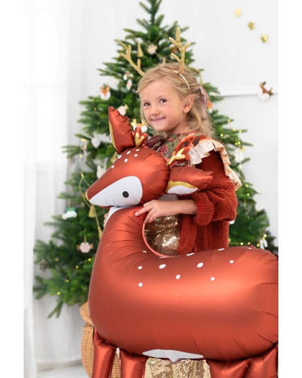 Foil balloon Deer, 80x105cm, mix
