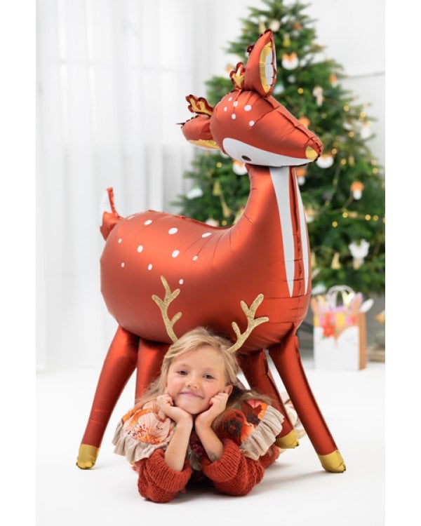 Foil balloon Deer, 80x105cm, mix