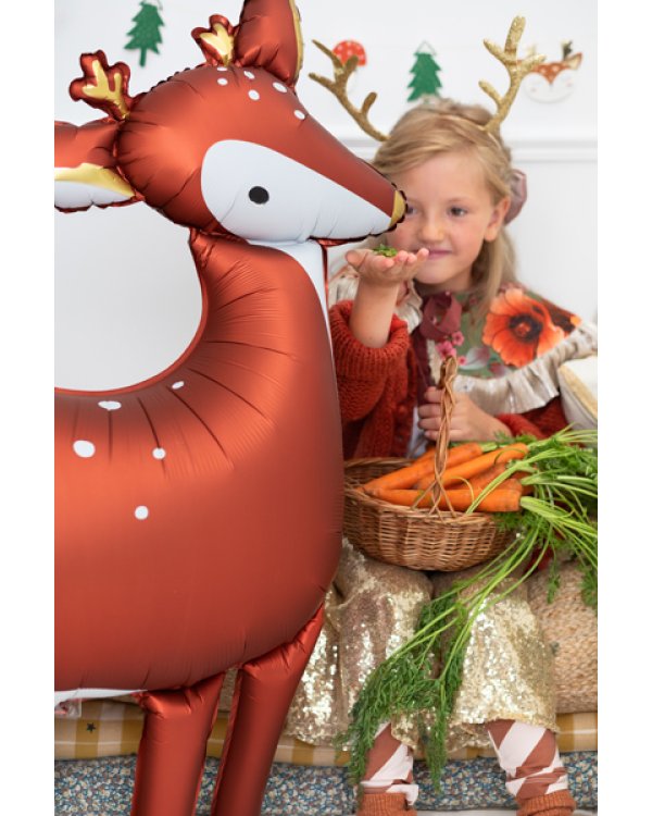 Foil balloon Deer, 80x105cm, mix