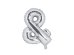 Foil Balloon &, 35cm, silver